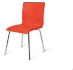 Red Plastic Restaurant Chair