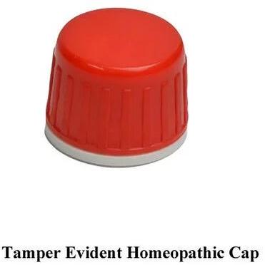 Plastic Tamper Evident Homeopathic Cap