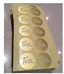 Foil Stickers, Color : Golden