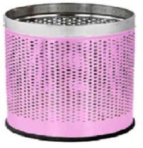 Round Stainless Steel Paper Bin, for Office, Feature : Eco-Friendly