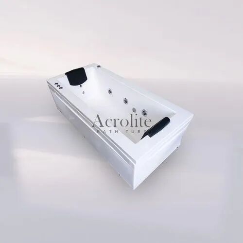 Acrylic Jacuzzi Bathtub, Color : White