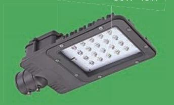 15-200W Pure White Plastic led street light