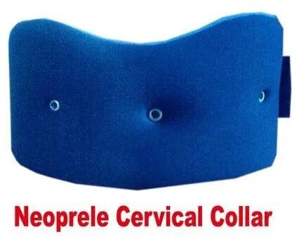 Blue Neoprele Cervical Collar, for Neck Support