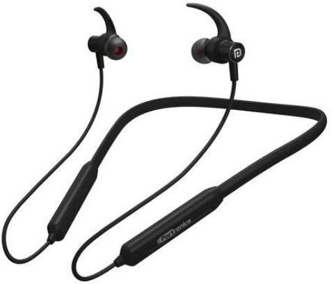 Portronics Wireless Sports Headset, Color : Black