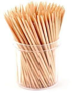 Light Brown Wooden Toothpick