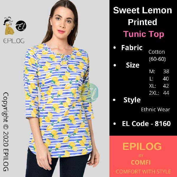 EPILOG  Women Printed Cape Tunic Top