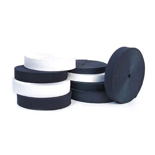 Plain Polyester Woven Elastic Tape, Size : 2 Inch