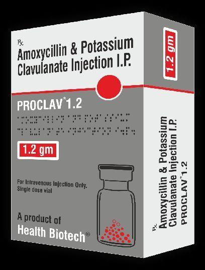 PROCLAV 1.2 Amoxycillin Clavulanic Acid Injection