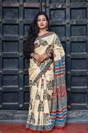 Kalamkari Cotton Saree, Occasion : Party wear, Wedding wear