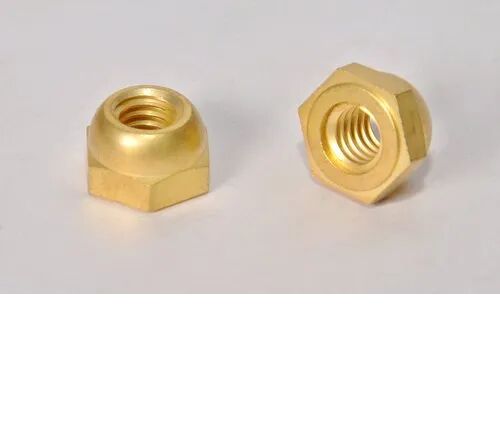 Hexagonal Brass Dome Nut