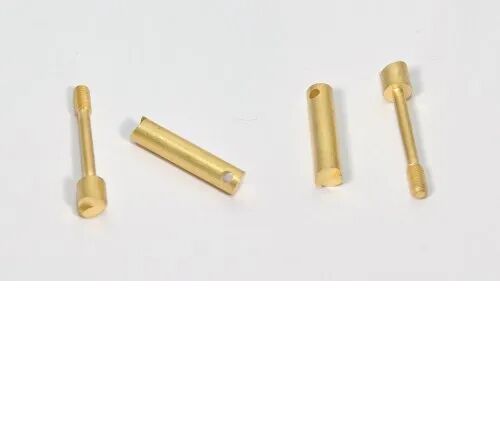 Brass Holder Pin, Color : Golden