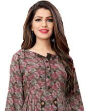 Kurti With Ankle Leanth Anarkali, Supply Type : In-Stock Items