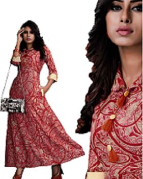 Long Printed Kurti