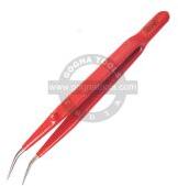 TWEEZER INSULATED WITH PIN CURVED