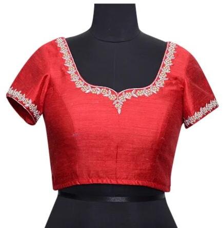 Embroidered Padded Blouse, Feature : Contemporary design, Beautiful color tone