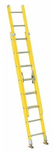 FRP Wall Support Ladder, Color : Yellow