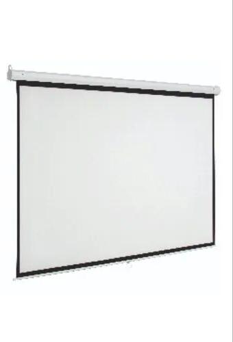 Aluminum Wall Mount Projection Screen, Color : White