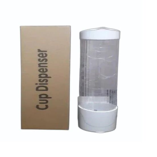 White ABS Plastic Paper Cup Dispenser