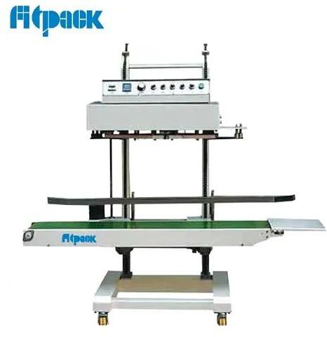 Stainless Steel Continuous Pouch Sealer Machine, for Industrial