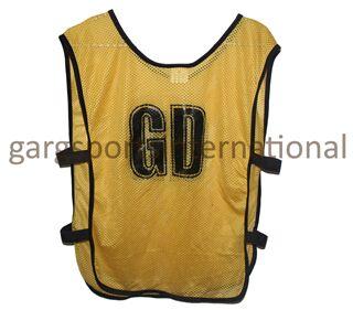 100% Polyester Mesh Fabric RUGBY BIBS, Size : XL