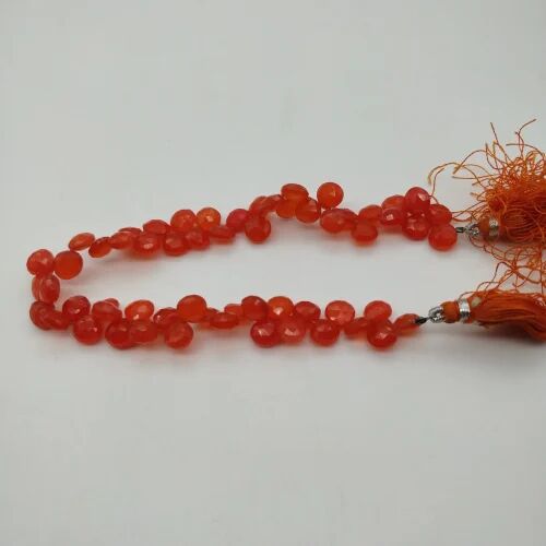 Carnelian Bead Mala, Color : Orange