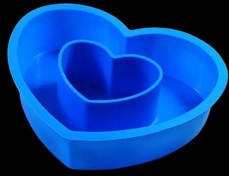 Finedecor Silicone Mould, for cake making, Color : Blue