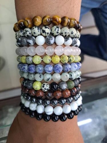 Semi Precious stone Beads bracelet, for Healing
