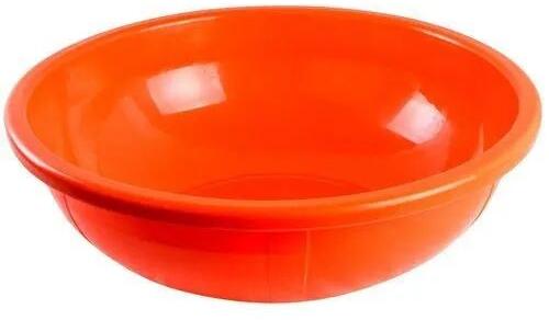 Round Plastic tub, Color : Orange
