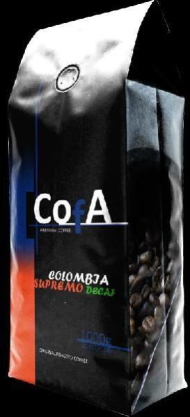 CofA COLOMBIA - SUPREMO DECAF Coffee Grain 1000g (250g)