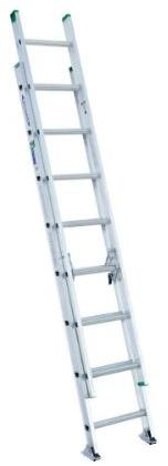 Polished Aluminum Electric Manual Extension Ladder, for Home, Industrial, Capacity (Pouch Per Hour) : 0-100