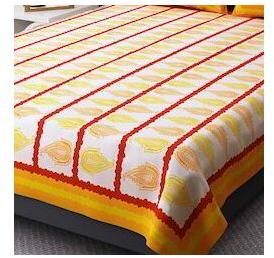 printed bed sheet