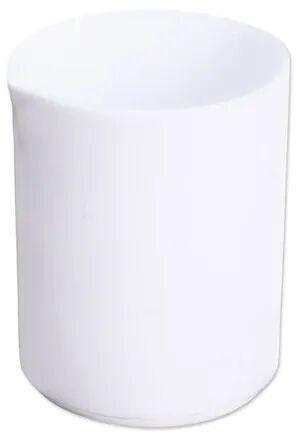 PTFE Beakers, Color:White