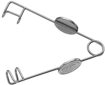 Stainless Steel Alfonso Eye Speculum, Overall Length : 45 mm