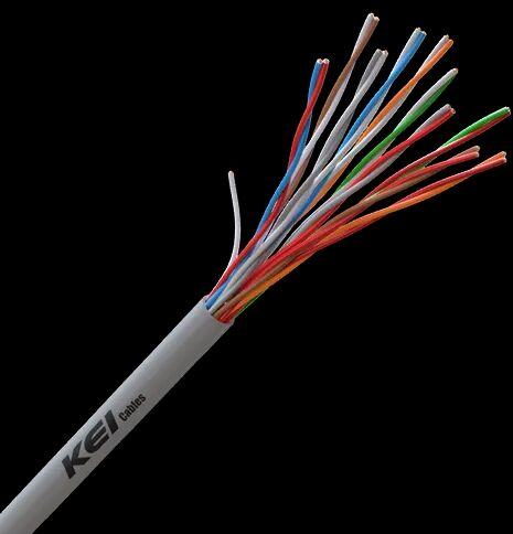 KEI Telephone Cable, Color : White - Blue, White - Orange, White - Green, White - Brown