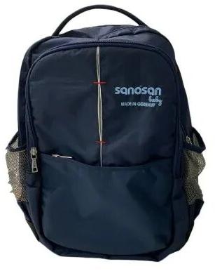 Polyester Laptop Backpack Bag, Color : Black