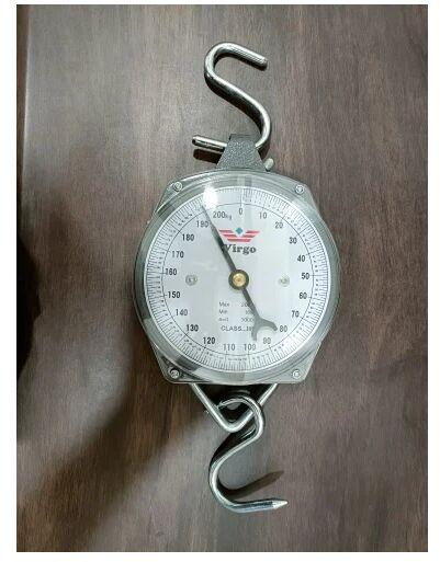 Silver Alloy Steel Hanging Scale