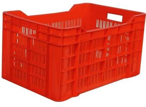 HDPE Fruits Plastic Crate, Style : Mesh