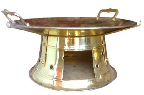 Brass Serving Utensil, for home / restaurant etc., Color : Golden