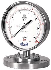 Flanged Sealed Pressure Gauge