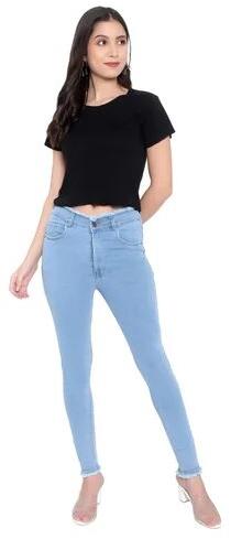 Ladies Stretchable Jeans, Waist Size : 28