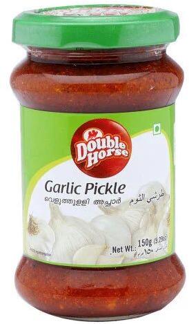 Double Horse Garlic Pickle, Packaging Size : 150g