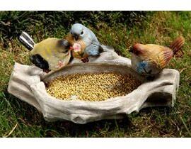 Bird Feeder By Wonderland : Three Birds Stand