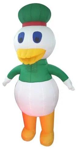 Polyester Inflatable Cartoon Costume, for Kids Event, Pattern : Plain