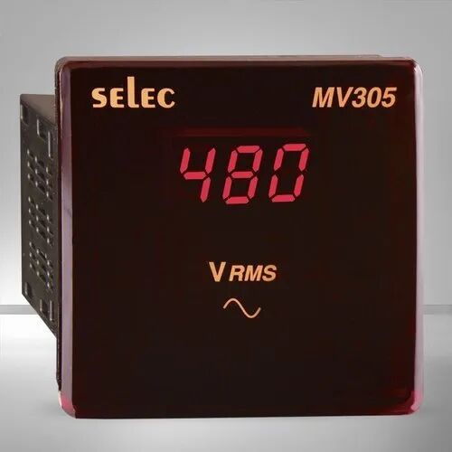 Selec Voltmeter, Color : BLACK