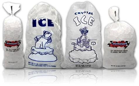 PE Ice Bags, Color : White