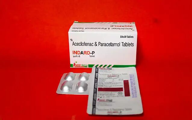 Indorich Therapeutics Acelofenac And Paracetamol Tablets
