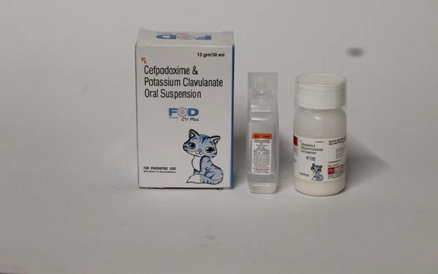 Cepodoxime And Potassium Clavulante Oral Suspension