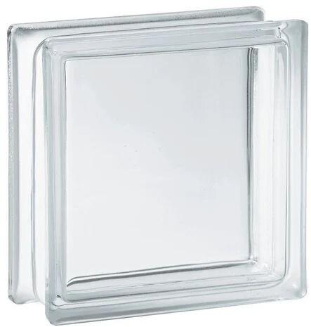 Plain Glass Block, Shape : Square