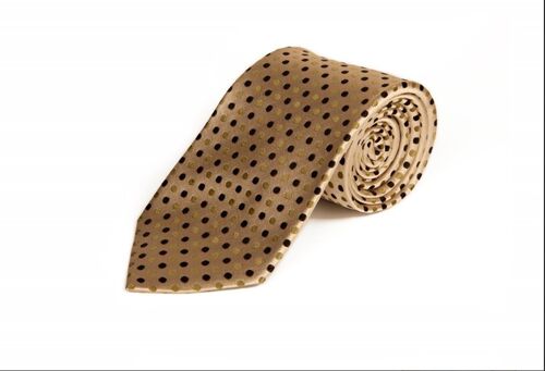 Silk Polka Dots Tie, Gender : Male