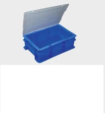 Rectangular Plastic crate lids, Color : Gray